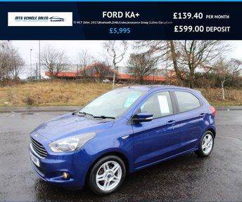 FORD KA+ 1.2 Ti Zetec 2017,Bluetooth,DAB,Cruise,Sevice History,Insurance Group 2,Ulez Compliant