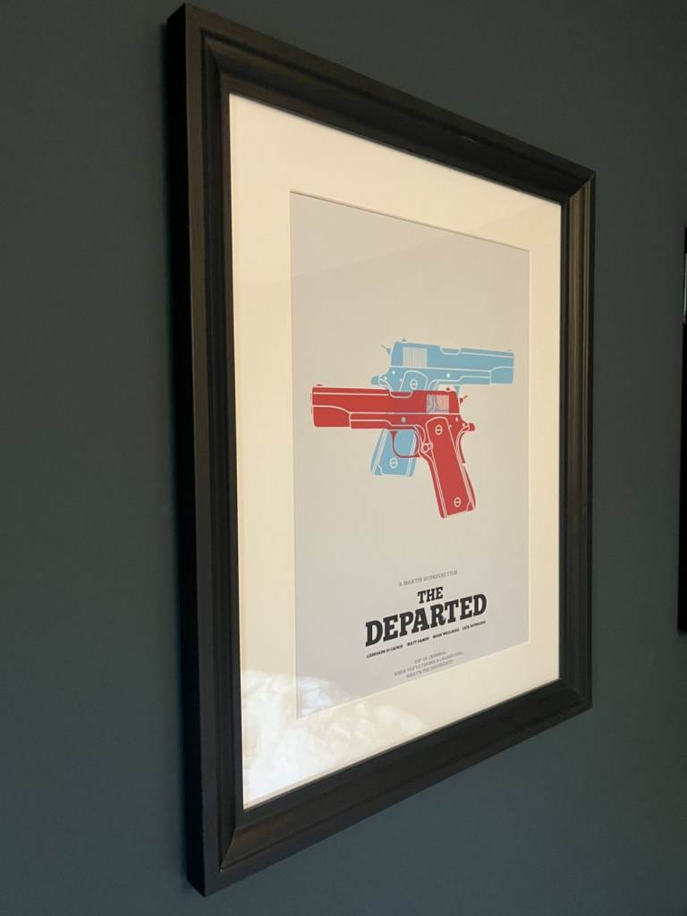 Framed 'The Departed' art print