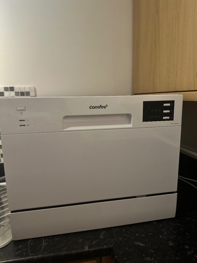 Comfee Countertop Dishwasher - White, Good Condition