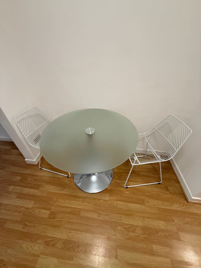 Dining table and chairs 