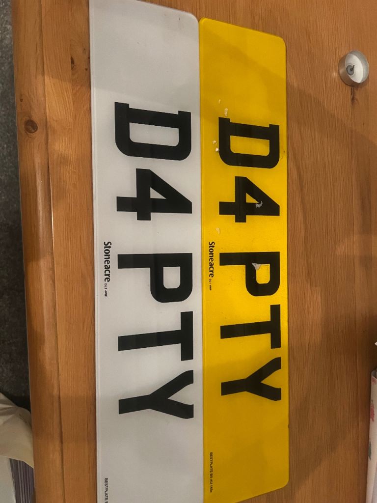 Private registrations 