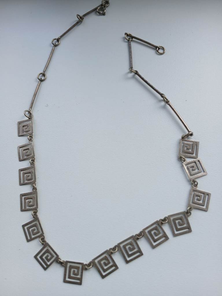 Vintage silver necklace 