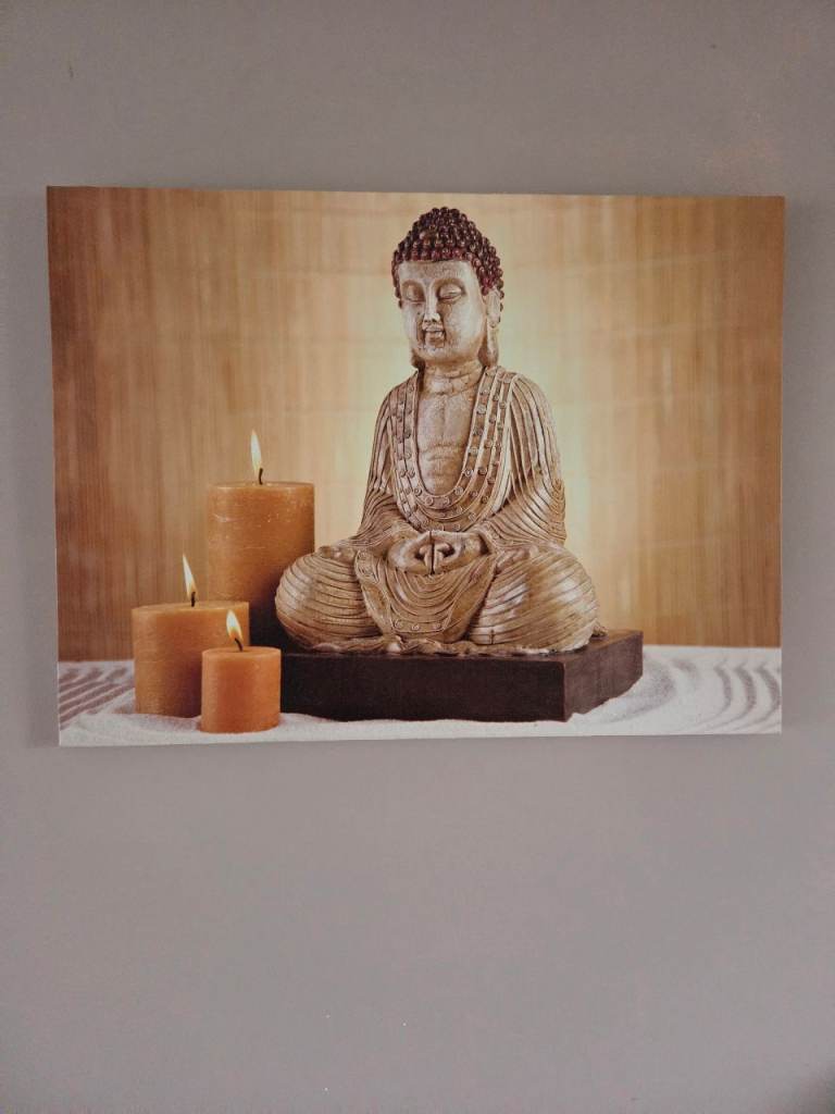 Medium Rectangle Buddha Canvas