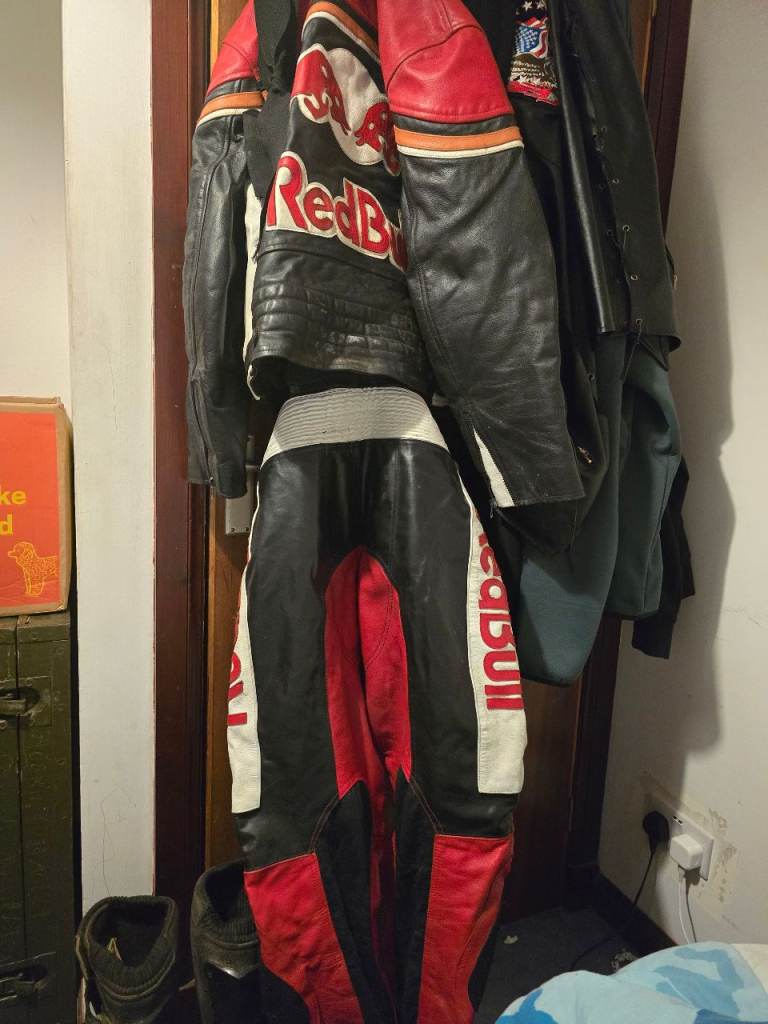 Red Bull Motorbike Leather Kit – Jacket & Trousers