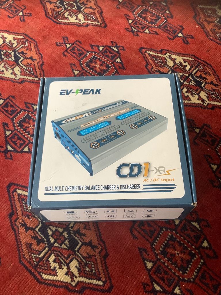 2 x EV-PEAK CD1-XR Dual Multi Chemistry Balance Charger & Discharger - NEW