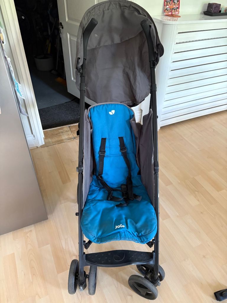 Joie Pushchair Stroller – Blue, Good Condition