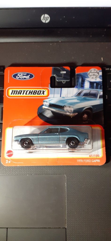 Matchbox Ford Capri mk1 in light blue