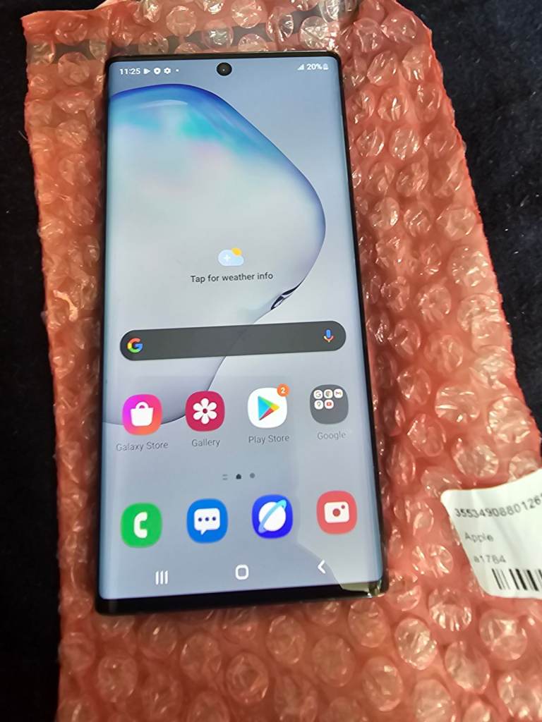 Samsung Galaxy Note 10+ 256GB – Black, Good Condition