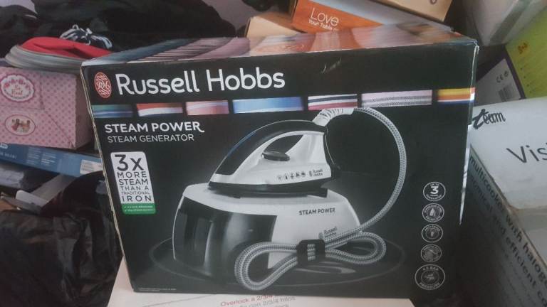 image for iron steam generator boxed