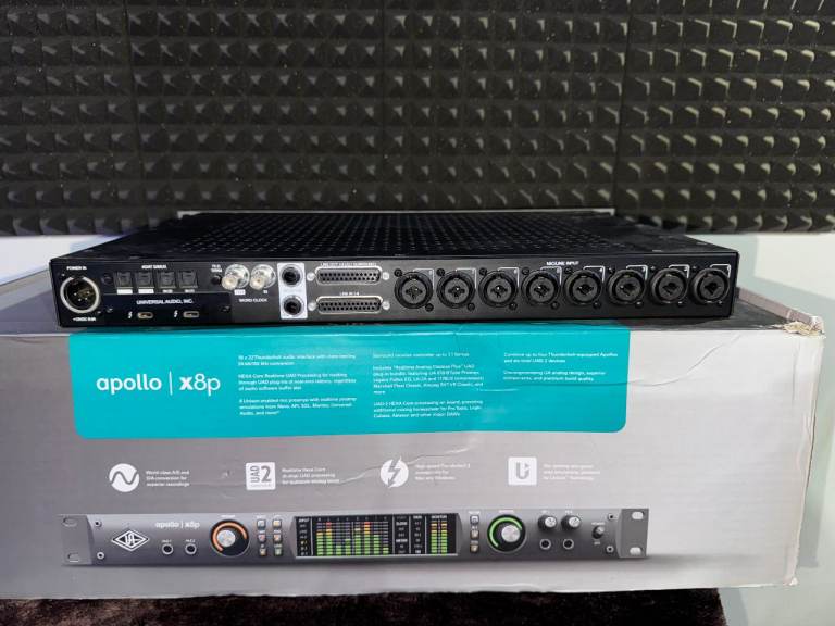 Apollo X8P Thunderbolt Studio Audio Interface With UAD Plug Ins - Barely Used!