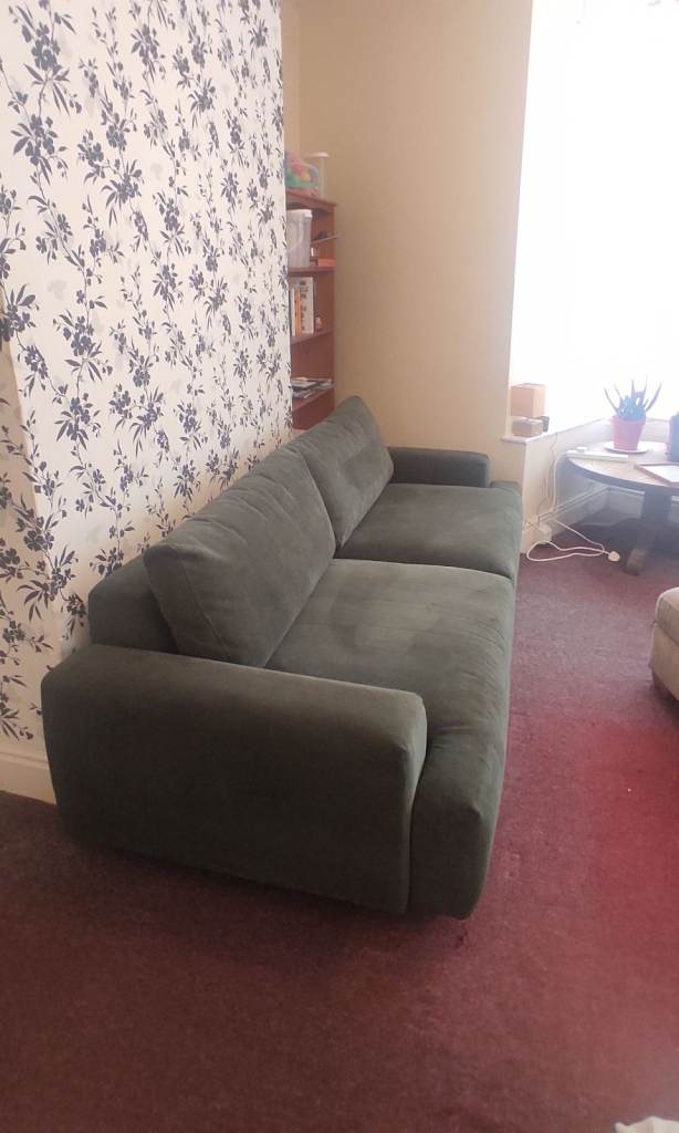 Habitat Julien Fabric 4 Seater Sofa Bed - Green