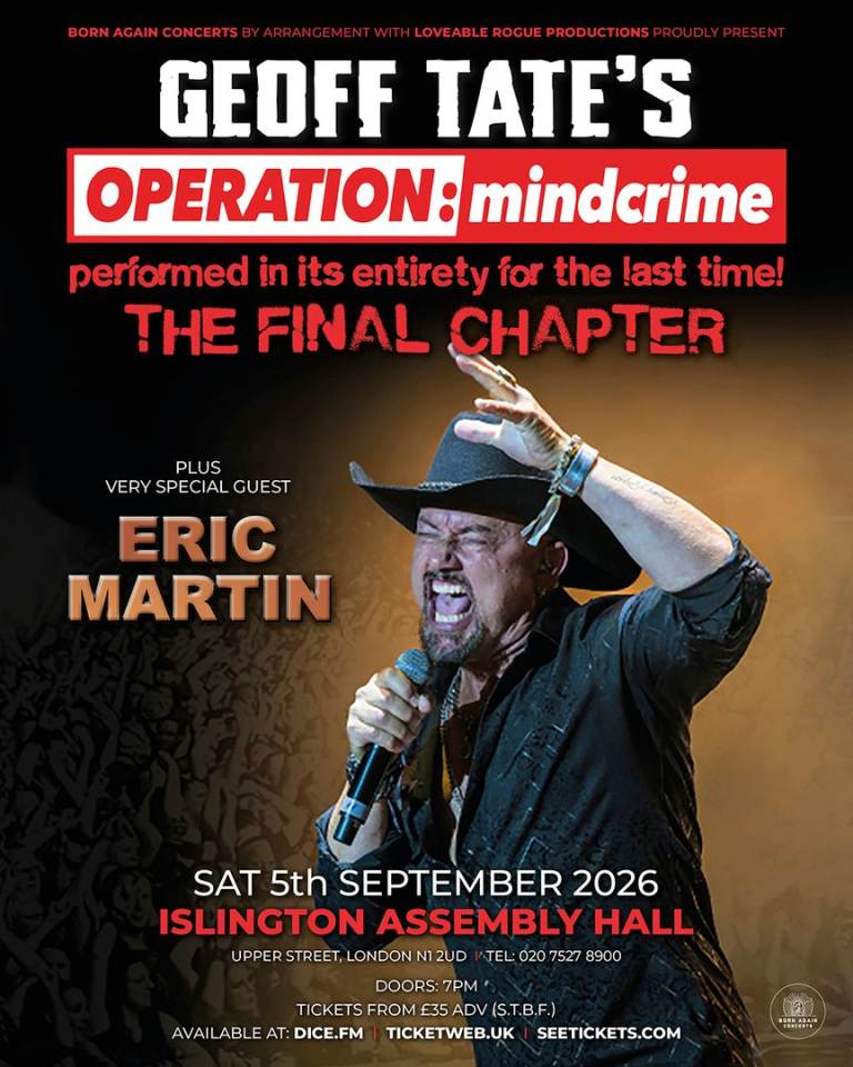 GEOFF TATE'S OPERATION: MINDCRIME