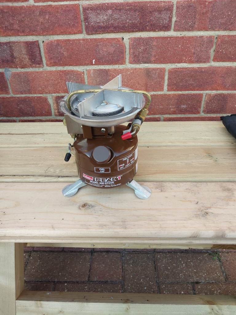 Unused Colemans Peak 1 dual fuel hiking stove