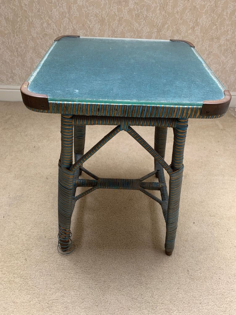 Vintage Wicker Coffee Table - Good Condition