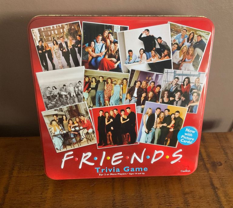 Friends Trivia Game in Metal Tin