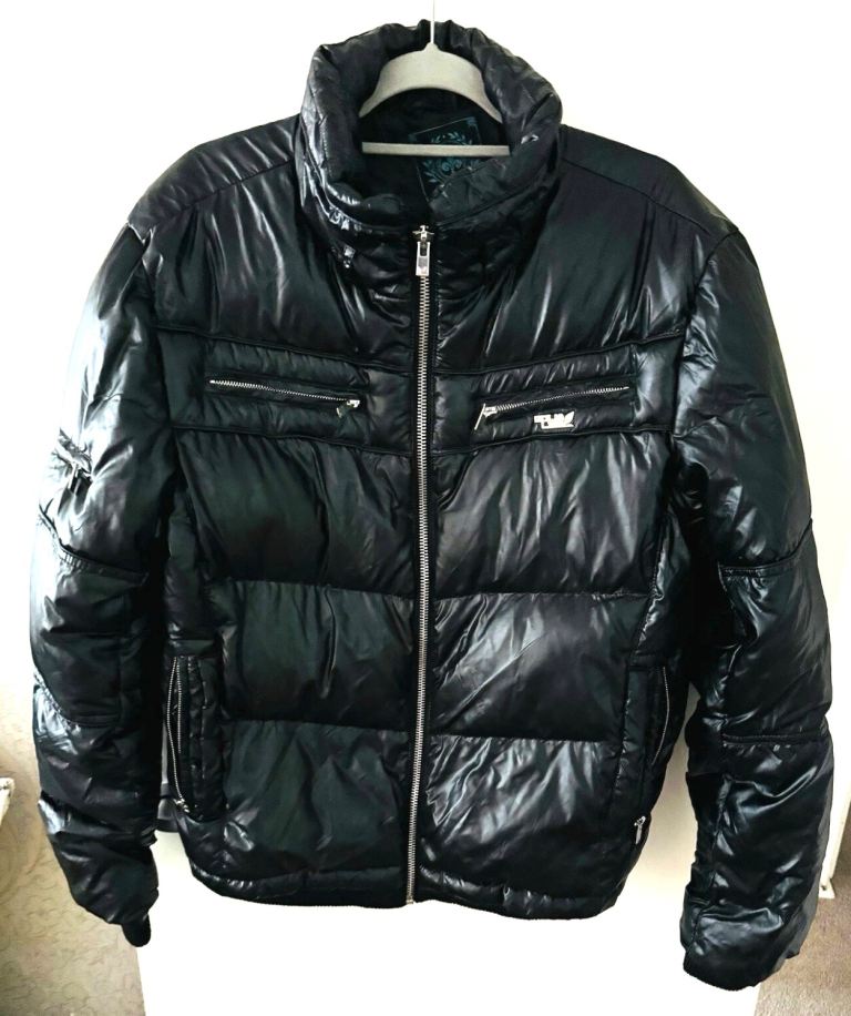 Gold Lab Down Bomber Jacket Size S 
