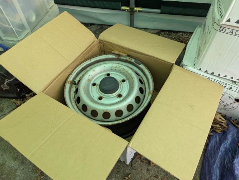 4 x 16inch Ford OEM Steel Wheels from MK8 Ford Transit (not Connect) 