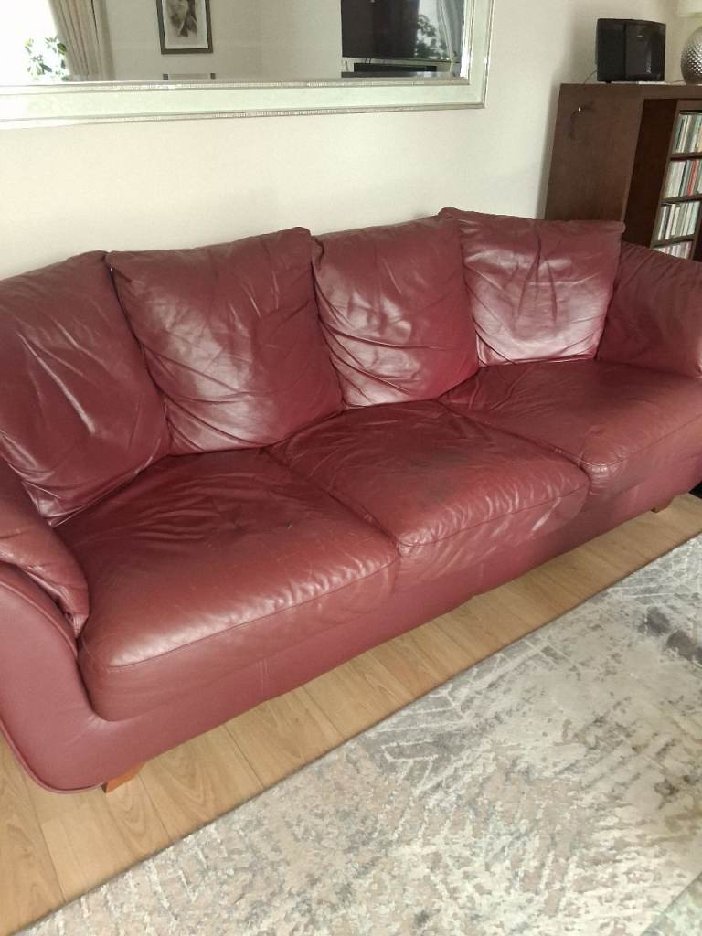 Leather sofa