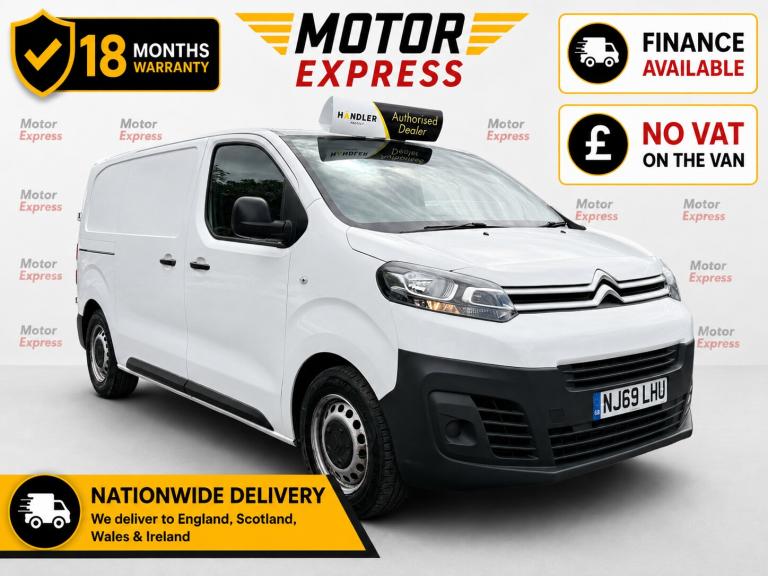 2019 Citroen Dispatch 1400 2.0 BlueHDi 120 Van X PANEL VAN Diesel Manual