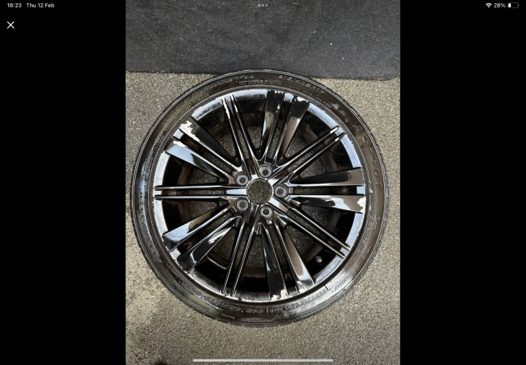 3 x 17” SEAT IBIZA BLACK ALLOY WHEEL 7.5J ET45 5x112 + ARROWSPEED 215/40ZR17 TYRE -