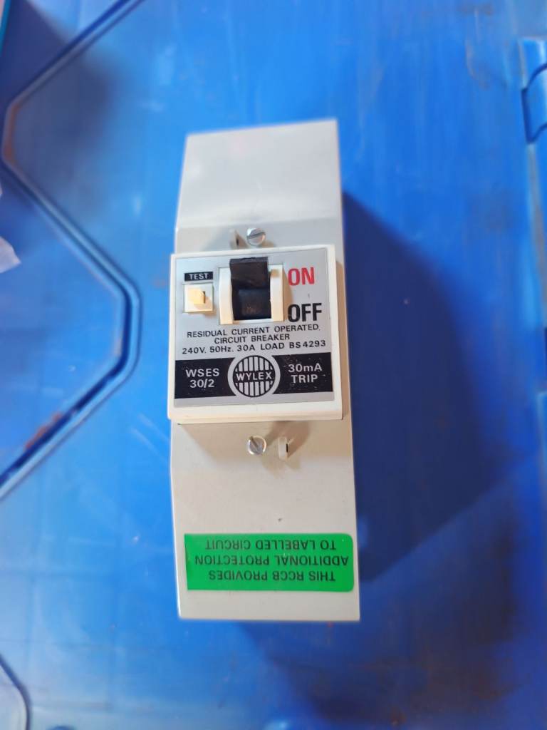 Residual current operated circuit breaker 30 AMP £8