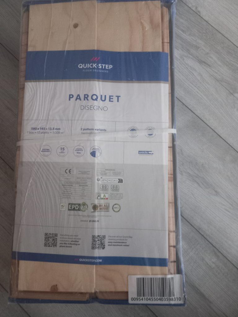 Quick-Step Parquet Wood Flooring Pack - New in Packaging