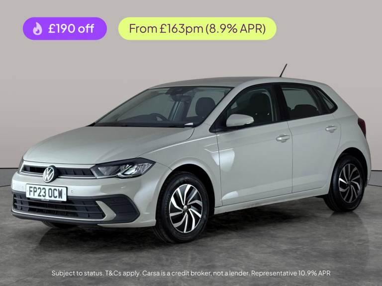 2023 Volkswagen Polo 1.0 TSI Life Hatchback 5dr Petrol Manual Euro 6 (s/s) (95 ps) - BLUETOOTH - ...