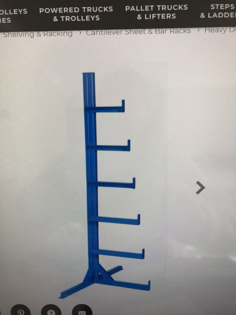 2x brand new Parrs Heavy Duty Bar Racks