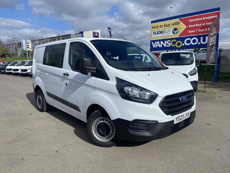 2023 Ford Transit Custom 2.0 300 EcoBlue Leader Crew Van Double Cab 5dr Diesel Manual L1 H1 Euro ...