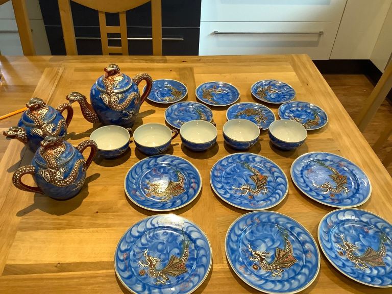 Vintage Japanese porcelain tea-set