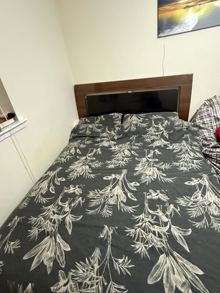 Urgent Double bed and mattress to sell 