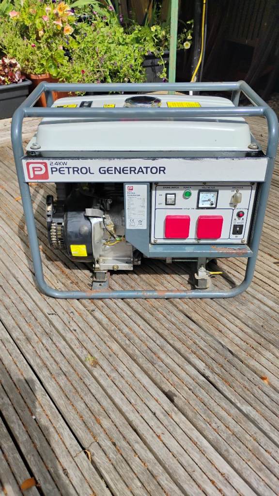 2.4 KVA  Portable Generator, Petrol with Grey Frame – Reliable Power Source