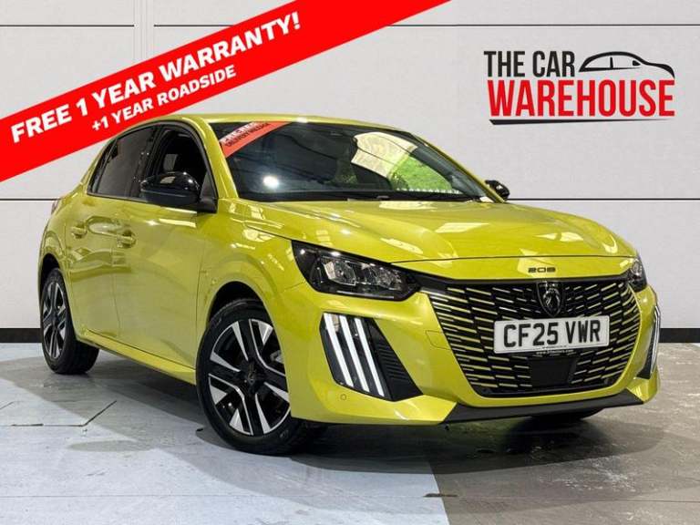 2025 Peugeot 208 1.2 PureTech 100 Allure 5dr Manual Hatchback Petrol Manual