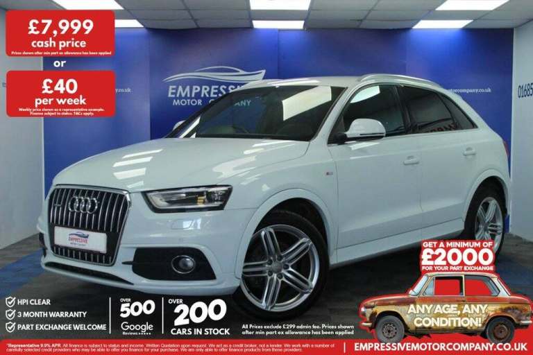 2014 14 AUDI Q3 2.0 TDI S LINE PLUS SUV 5DR DIESEL MANUAL QUATTRO EURO 5 (S/S) (
