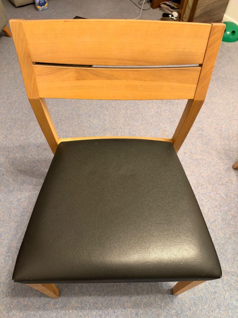 Marks and Spencer’s glass dining table and chairs, £250.00 for Sale