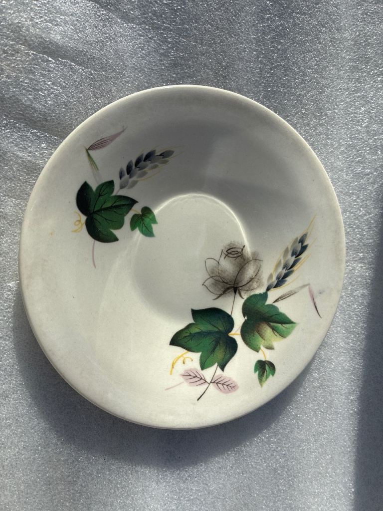 Saucer Palissy  shadow roseEST.1853