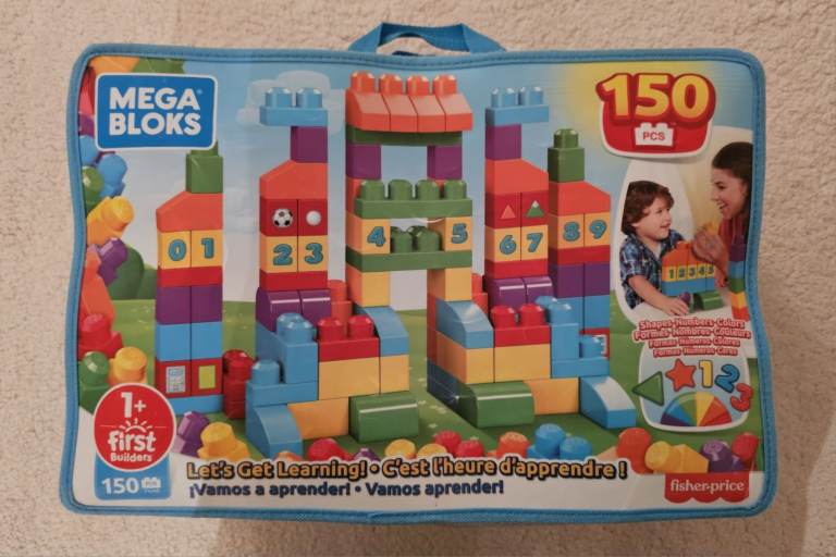 image for Fisher Price Mega Bloks for ages 1+ in original bag.