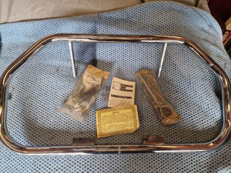 image for NOS Honda CB750K CB 750 K DOHC CB750L 1979-'82 Chrome Engine Guard Crash Bar Set