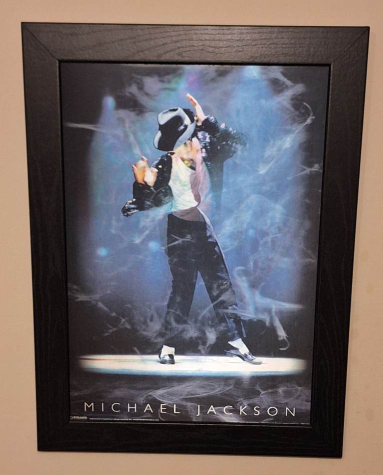 image for Michael Jackson Official 3DLenticular Billie Jean Holographic Framed Collectable