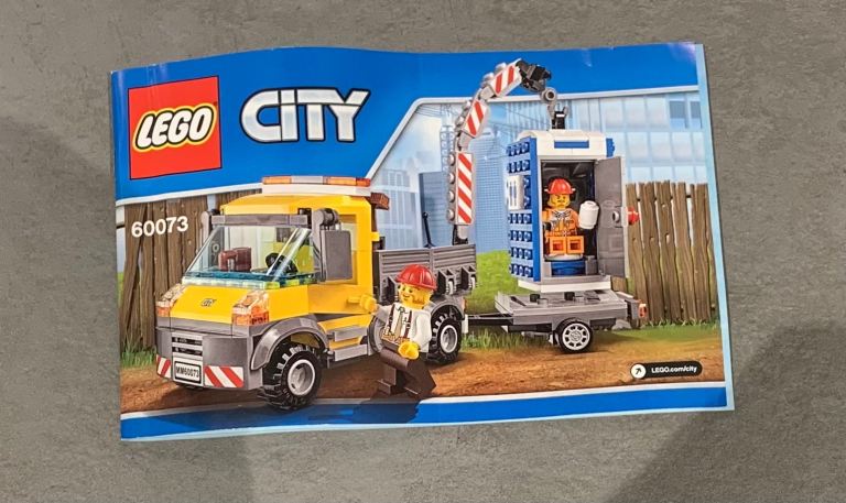 Lego city service truck 60073 complete 