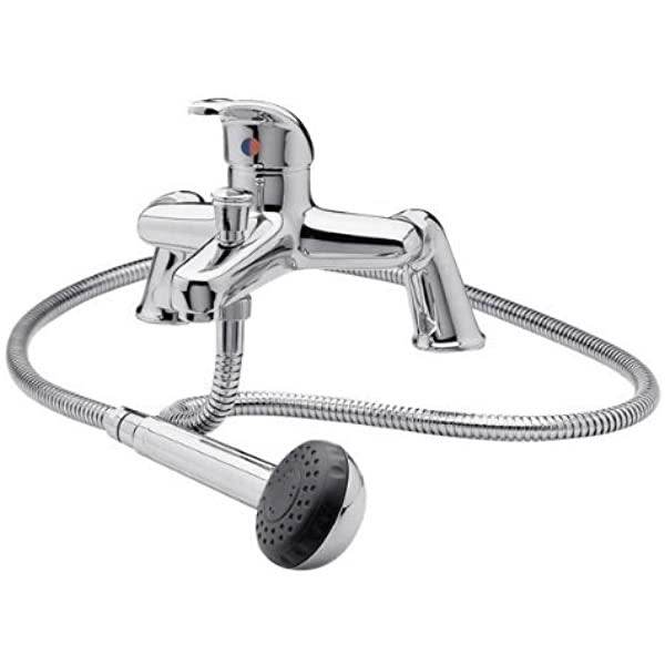 Brand New Luxury Chrome Sink Bath Filler Tap Shower Mixer Hand Held