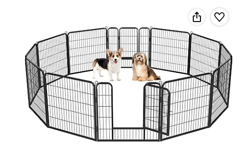 Dog Play Pen - 80cm high 12 panel pen