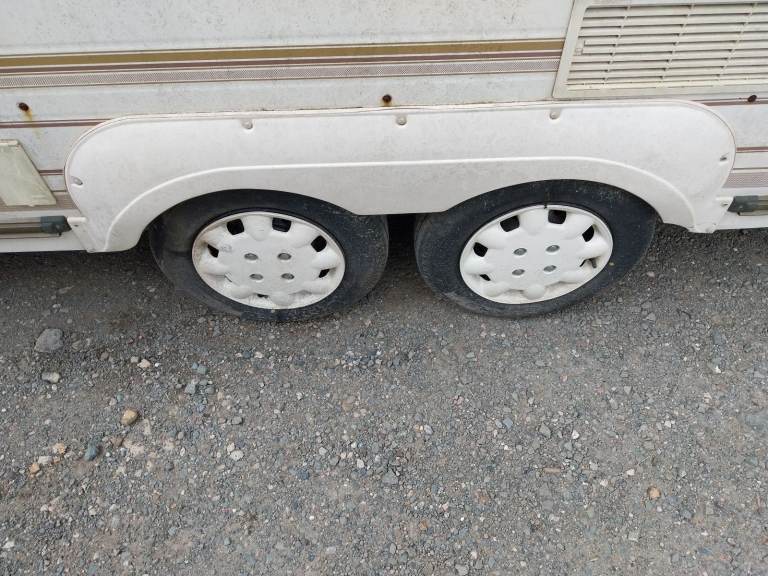 Bailey caravan twin axle wheel spat