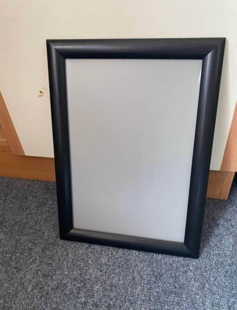 Black A1 Snap Poster Frames used