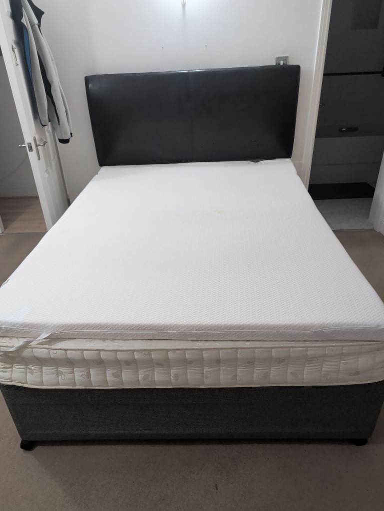 Queen Size Headboard + Platform 