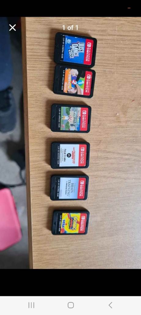 Nintendo switch games joblot