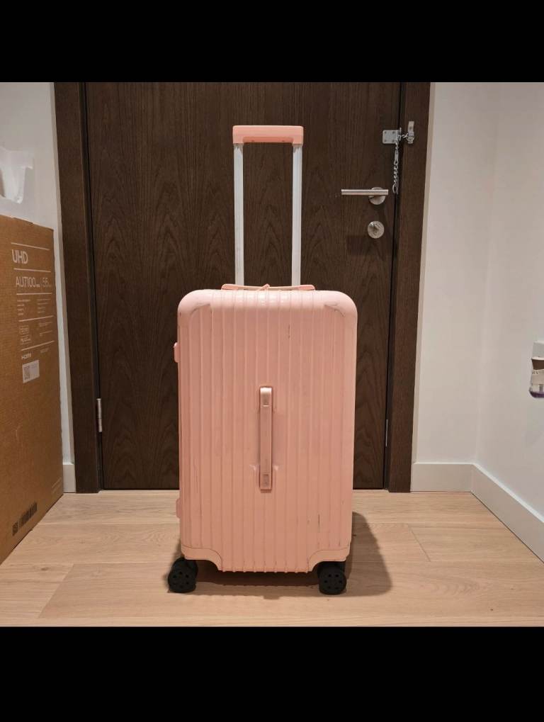 John Lewis Polycarbonate TSA lock laptop sleeve pilot luggage suitcase trolley not Rimowa trunk