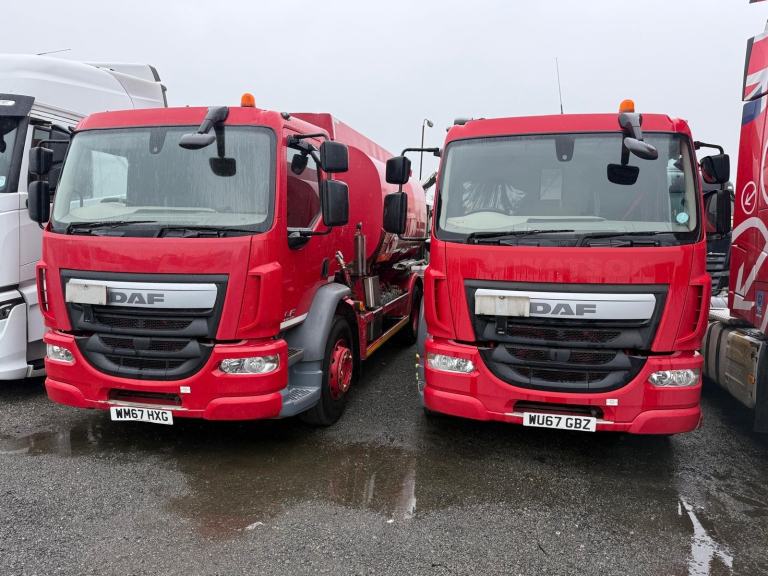 DAF TRUCKS LF 230 18 TONNE OIL TANKERS , CHOICE OF 2