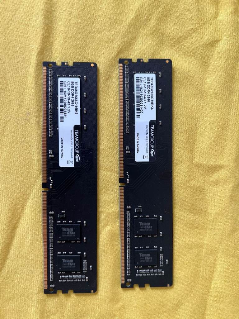DDR4 RAM Memory Modules 16GB