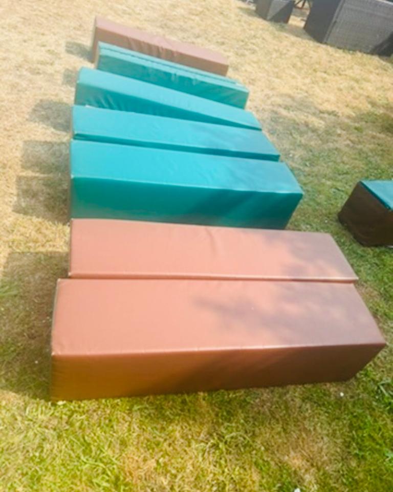 Big soft play pieces fun for building and playing with 